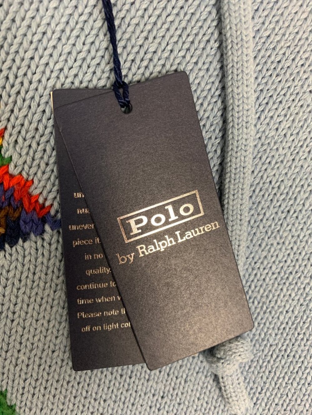 Polo Ralph Lauren Bermuda Polo Bear Blue Hoodie Women's M - Picture 12 of 16